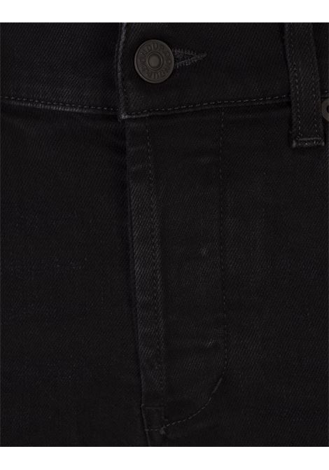 Jeans George Skinny In Denim Nero Effetto Used DONDUP | UP232-DSH337 IS6999